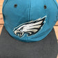 Philadelphia Eagles Embroidered Graphic Hat | Snap Back | Vintage 1990s NFL Football Green Cap |