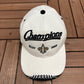 New Orleans Saints Super Bowl XLIV Champions Hat | Strap Back | Vintage 2000s NFL Football White Cap |