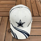 Dallas Cowboys Embroidered Graphic Hat | One Size | Vintage 2000s NFL Football White Cap |