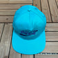 Coca-Cola Embroidered Graphic Hat | Snap Back | Vintage 1990s Promotional Teal Cap |