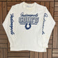 Indianapolis Colts Graphic Tee | Size Medium | Vintage 1980s NFL Football White T-Shirt