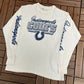 Indianapolis Colts Graphic Tee | Size Medium | Vintage 1980s NFL Football White T-Shirt