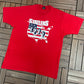 The Statler Brothers Graphic Tee | Size X-Large | Vintage 1980s Promotional Red T-Shirt |