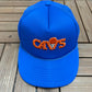Cleveland Cavaliers Embroidered Trucker Hat | Snap Back | Vintage 1990s NBA Basketball Blue Cap |