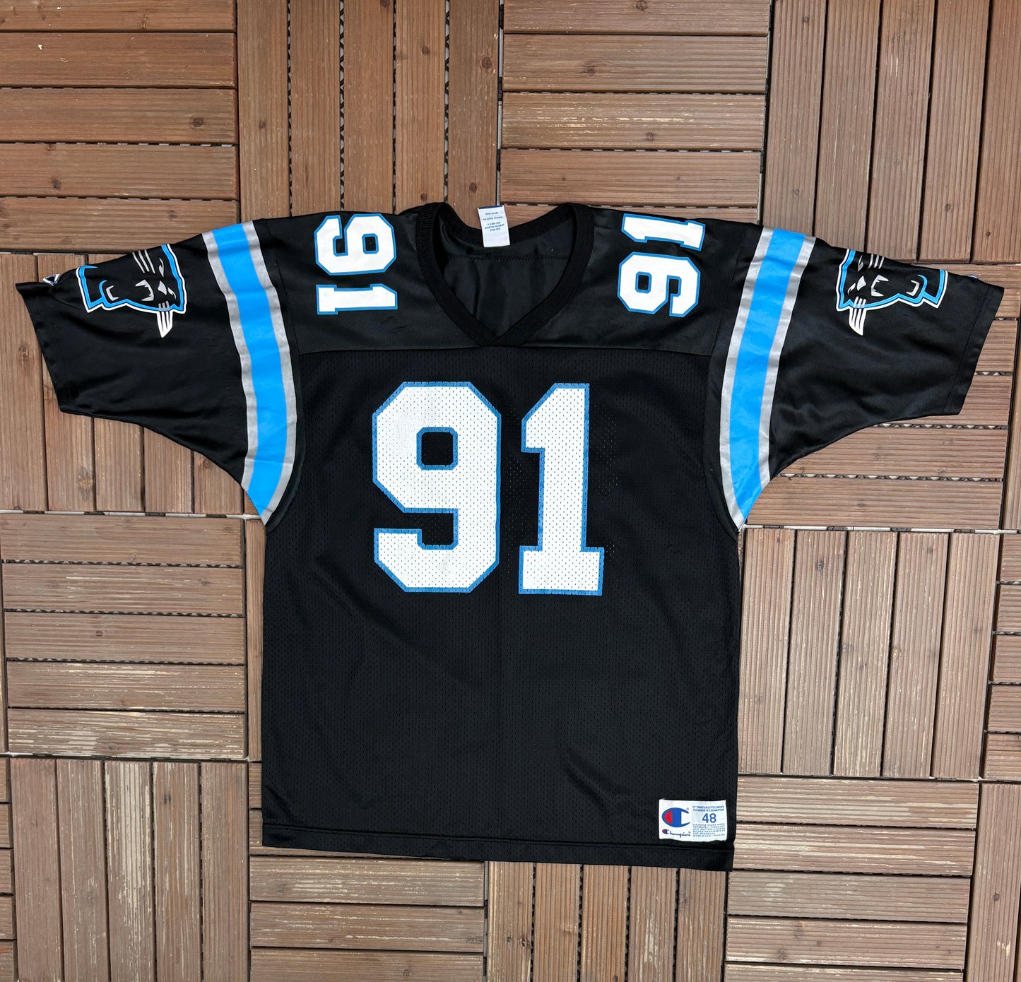 Carolina Panthers Kevin Greene Football Jersey | Size 48 | Vintage 1990s Black NFL Football Jersey |