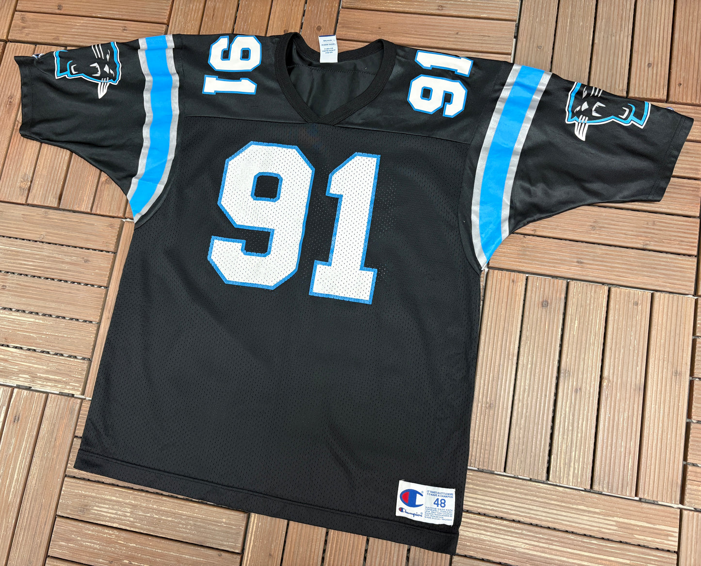 Carolina Panthers Kevin Greene Football Jersey | Size 48 | Vintage 1990s Black NFL Football Jersey |