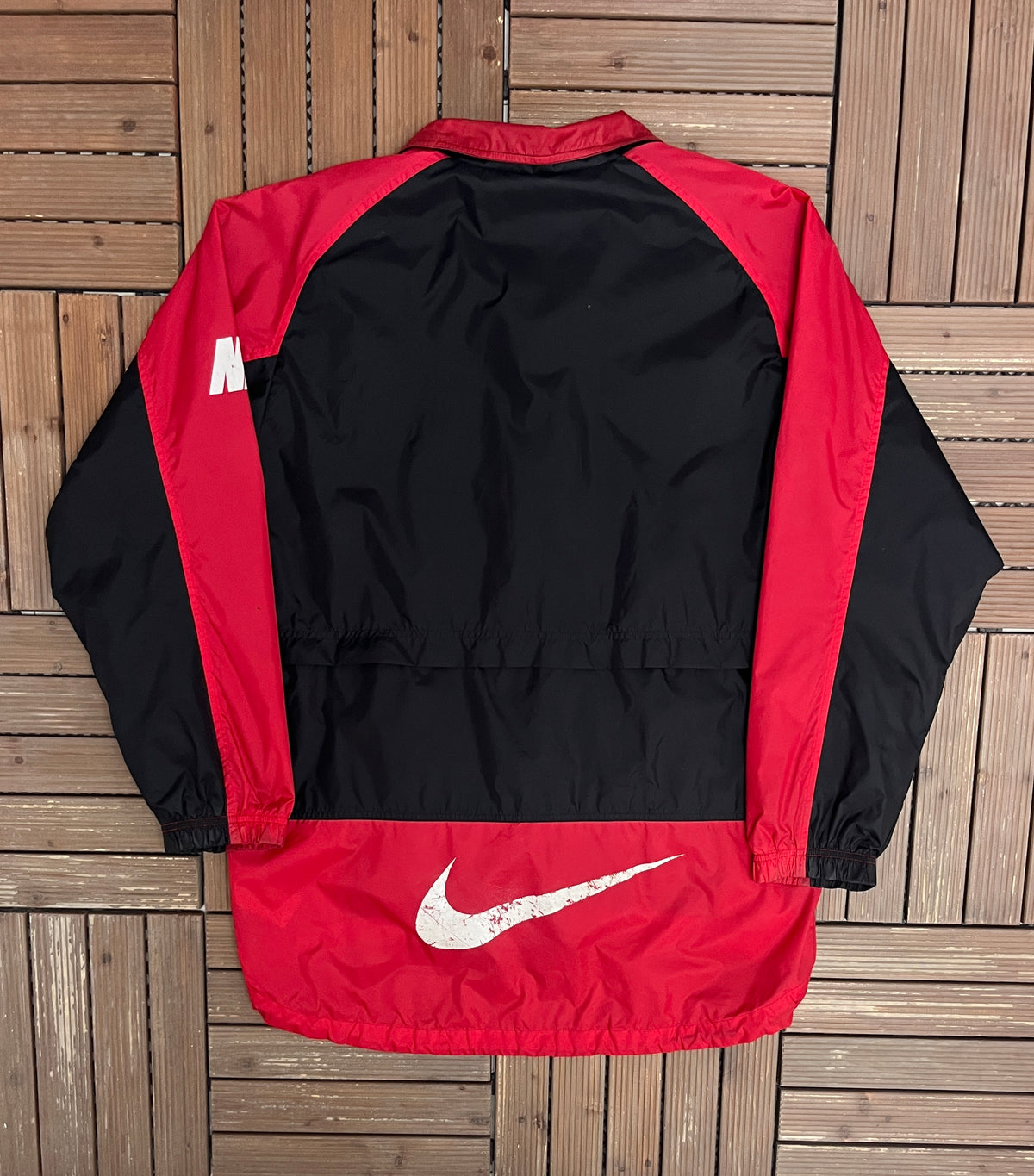 Nike Swoosh Windbreaker Jacket | Size Large | Vintage 1990s 