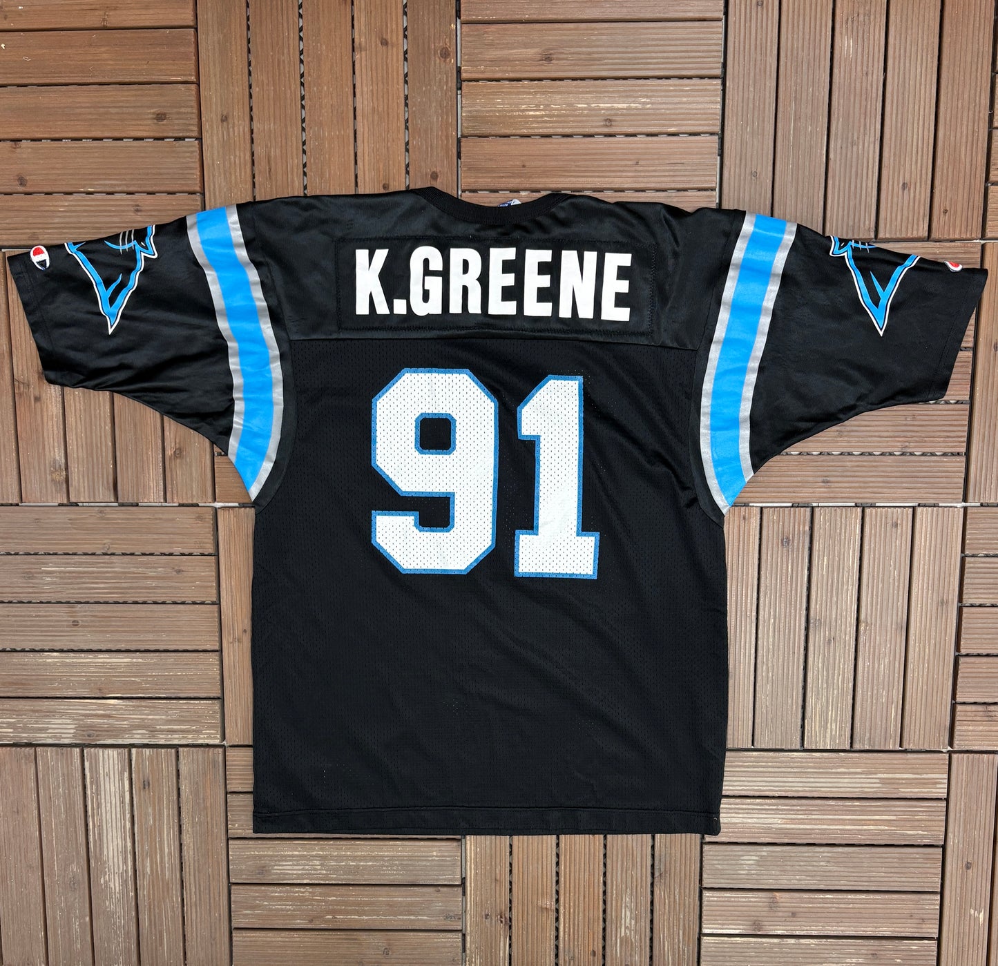 Carolina Panthers Kevin Greene Football Jersey | Size 48 | Vintage 1990s Black NFL Football Jersey |