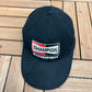 Champion Motorsports Crew Graphic Hat | Metal Clasp | Vintage 2000s Racing Black Cap |