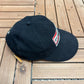 Champion Motorsports Crew Graphic Hat | Metal Clasp | Vintage 2000s Racing Black Cap |