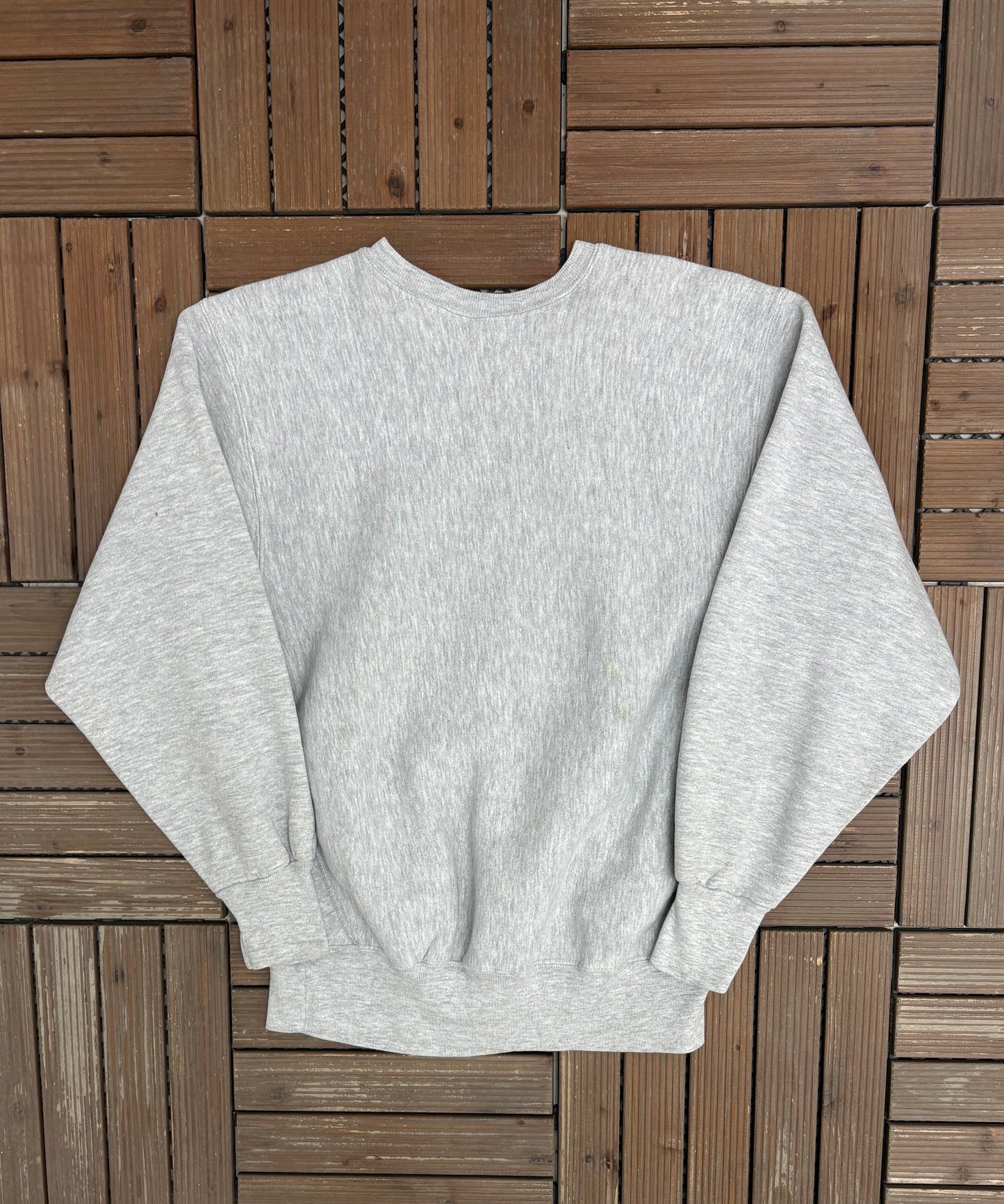 Notre Dame Fighting Irish Graphic Crewneck | Size X-Large | Vintage 1990s Reverse Weave College Grey Sweater |