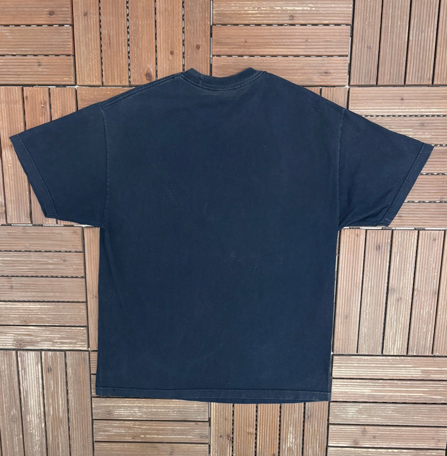 Superman Logo Graphic Tee | Size X-Large | Vintage 2000s Blue Superhero T-Shirt |