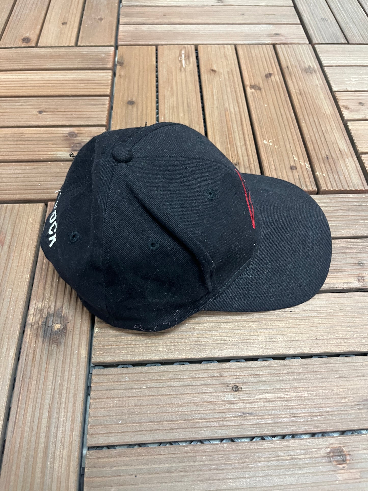 G-Shock Embroidered Graphic Hat | Snap Back | Vintage 1990s Promotional Black Cap |