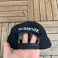 G-Shock Embroidered Graphic Hat | Snap Back | Vintage 1990s Promotional Black Cap |