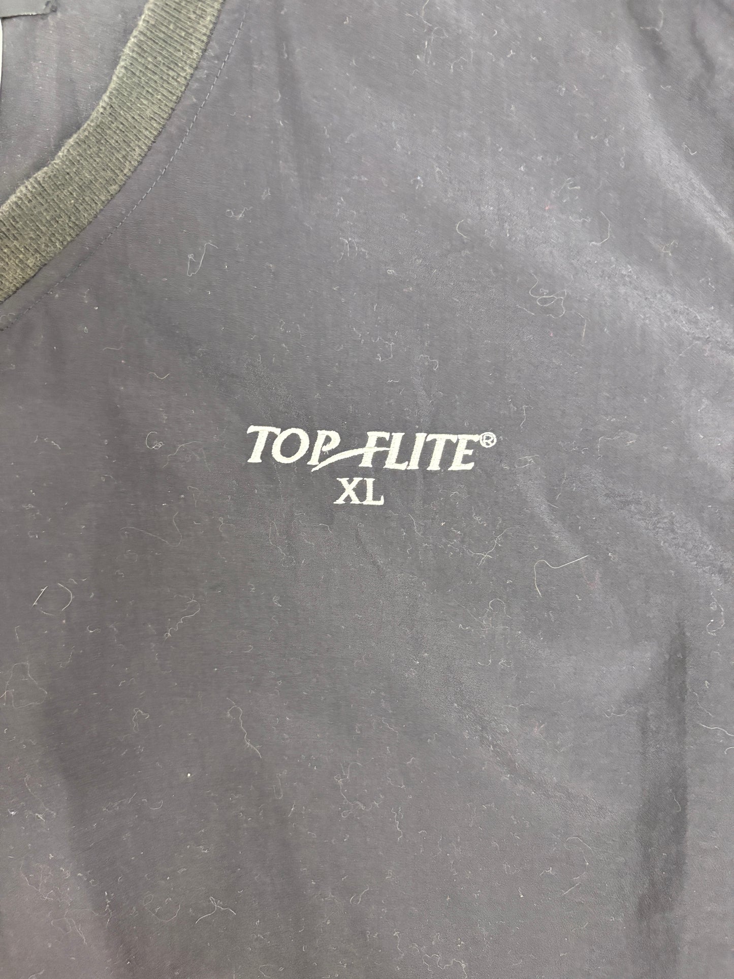 Top-Flite XL Golf Graphic Windbreaker | Size Large | Vintage 2000s Golf Black Windbreaker |