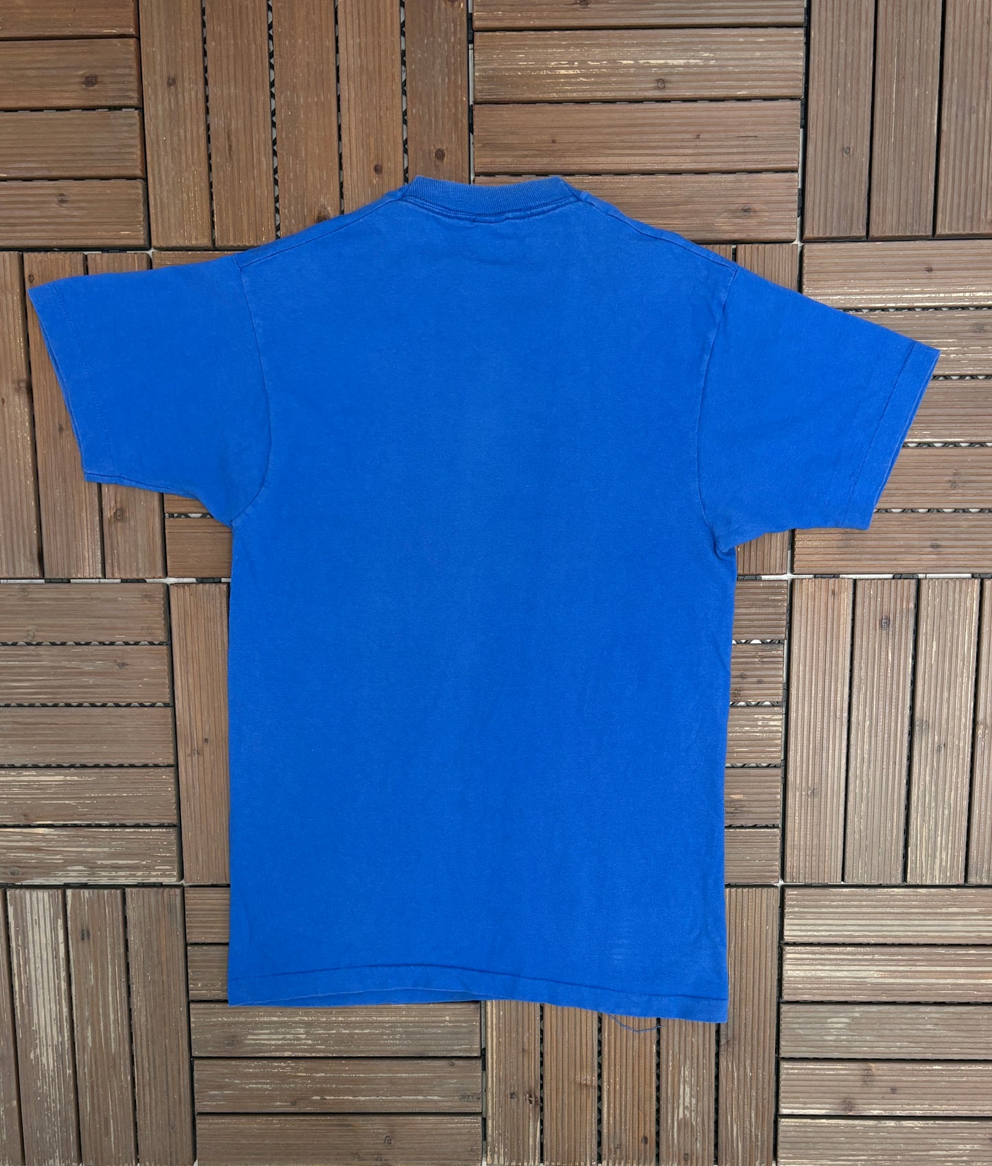 Leinenkugel's Beer Graphic Tee | Size Large | Vintage 1990s Alcohol Promotional Blue T-Shirt |