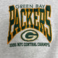 Green Bay Packers 1996 NFC Central Champs Graphic Crewneck | Size X-Large | Vintage 1990s NFL Football Grey Sweater |