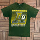 Oakland Athletics Graphic Tee | Size Large | Vintage 1990s MLB Baseball Green T-Shirt |