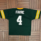 Green Bay Packers Brett Favre Football Jersey | Size X-Large | Vintage 1990s NFL Football Jersey |