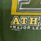 Oakland Athletics Graphic Tee | Size Large | Vintage 1990s MLB Baseball Green T-Shirt |