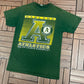 Oakland Athletics Graphic Tee | Size Large | Vintage 1990s MLB Baseball Green T-Shirt |