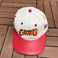 Kansas City Chiefs Football Graphic Hat | Snap Back | Vintage 2000s NFL Football White Leather Cap |
