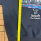Wolves Leader Of The Pack Bancroft, ON Graphic Crewneck | Size X-Large | Vintage 2000s Tourist Promotional Blue Sweater |