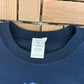 Wolves Leader Of The Pack Bancroft, ON Graphic Crewneck | Size X-Large | Vintage 2000s Tourist Promotional Blue Sweater |