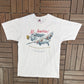 All American B-24 Graphic Tee | Size Large | Vintage 1990s Promotional White T-Shirt |