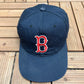 Boston Red Sox Embroidered Hat | Snap Back | Vintage 2000s MLB Baseball Blue Cap |
