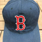 Boston Red Sox Embroidered Hat | Snap Back | Vintage 2000s MLB Baseball Blue Cap |