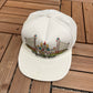 Excalibur Hotel & Casino Las Vegas Graphic Hat | Snap Back | Vintage 1990s Promotional White Trucker Cap |