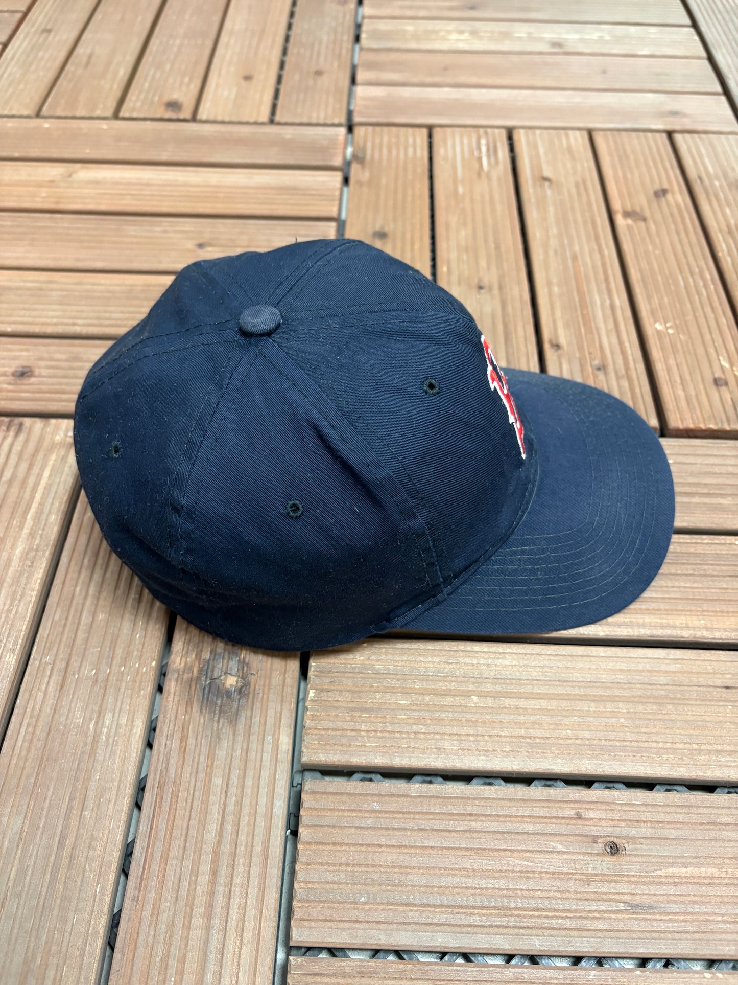 Boston Red Sox Embroidered Hat | Snap Back | Vintage 2000s MLB Baseball Blue Cap |
