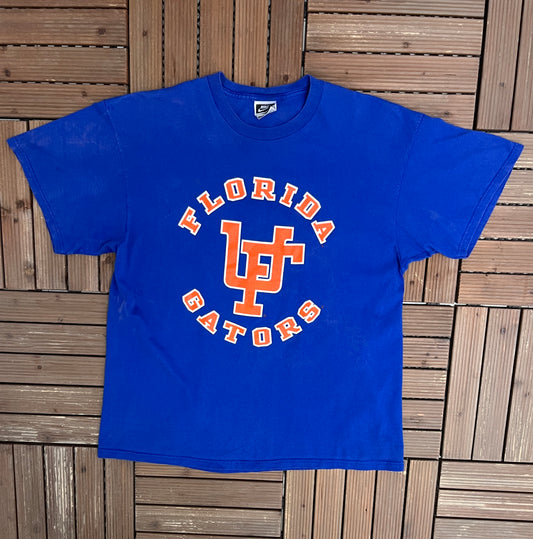 Florida Gators Nike Graphic Tee | Size Large | Vintage 1990s College Sports T-Shirt |