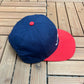 Atlanta Braves Embroidered Hat | Snap Back | Vintage 2000s MLB Baseball Blue Cap |