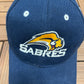 Buffalo Sabres Embroidered Graphic Hat | Strap Back | Vintage 2000s NHL Hockey Blue Cap |