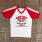Ohio State Buckeyes vs. Texas A&M Aggies Cotton Bowl '87 Graphic Tee | Size Large | Vintage 1980s College White T-Shirt |