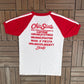 Ohio State Buckeyes vs. Texas A&M Aggies Cotton Bowl '87 Graphic Tee | Size Large | Vintage 1980s College White T-Shirt |