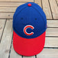 Chicago Cubs Nike Embroidered Graphic Hat | Strap Back | Vintage 2000s MLB Baseball Blue Cap |