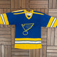 St. Louis Blues Hockey Jersey | Size X-Large | Vintage 1980s NHL Hockey Blue Jersey |
