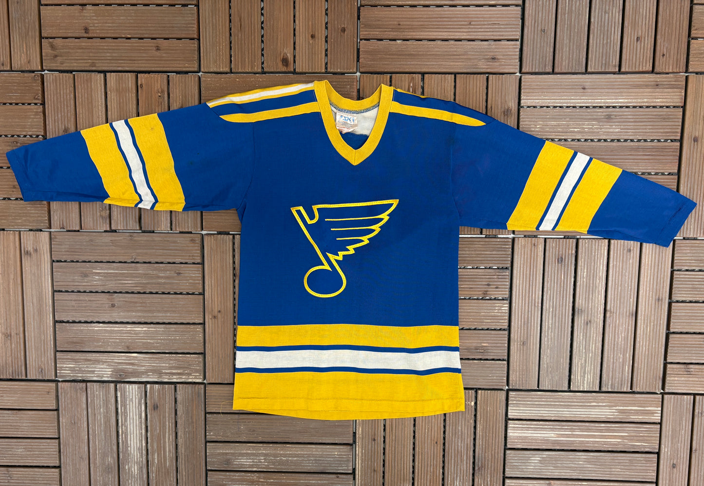 St. Louis Blues Hockey Jersey | Size X-Large | Vintage 1980s NHL Hockey Blue Jersey |