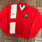 Canada Winter Games Team Ontario Windbreaker Jacket | Size Medium | Vintage 1990s Tennis Red Jacket |