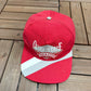 Ohio State Buckeyes Embroidered Graphic Hat | Snap Back | Vintage 1990s College Sports Red Cap |