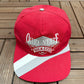Ohio State Buckeyes Embroidered Graphic Hat | Snap Back | Vintage 1990s College Sports Red Cap |