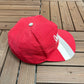 Ohio State Buckeyes Embroidered Graphic Hat | Snap Back | Vintage 1990s College Sports Red Cap |