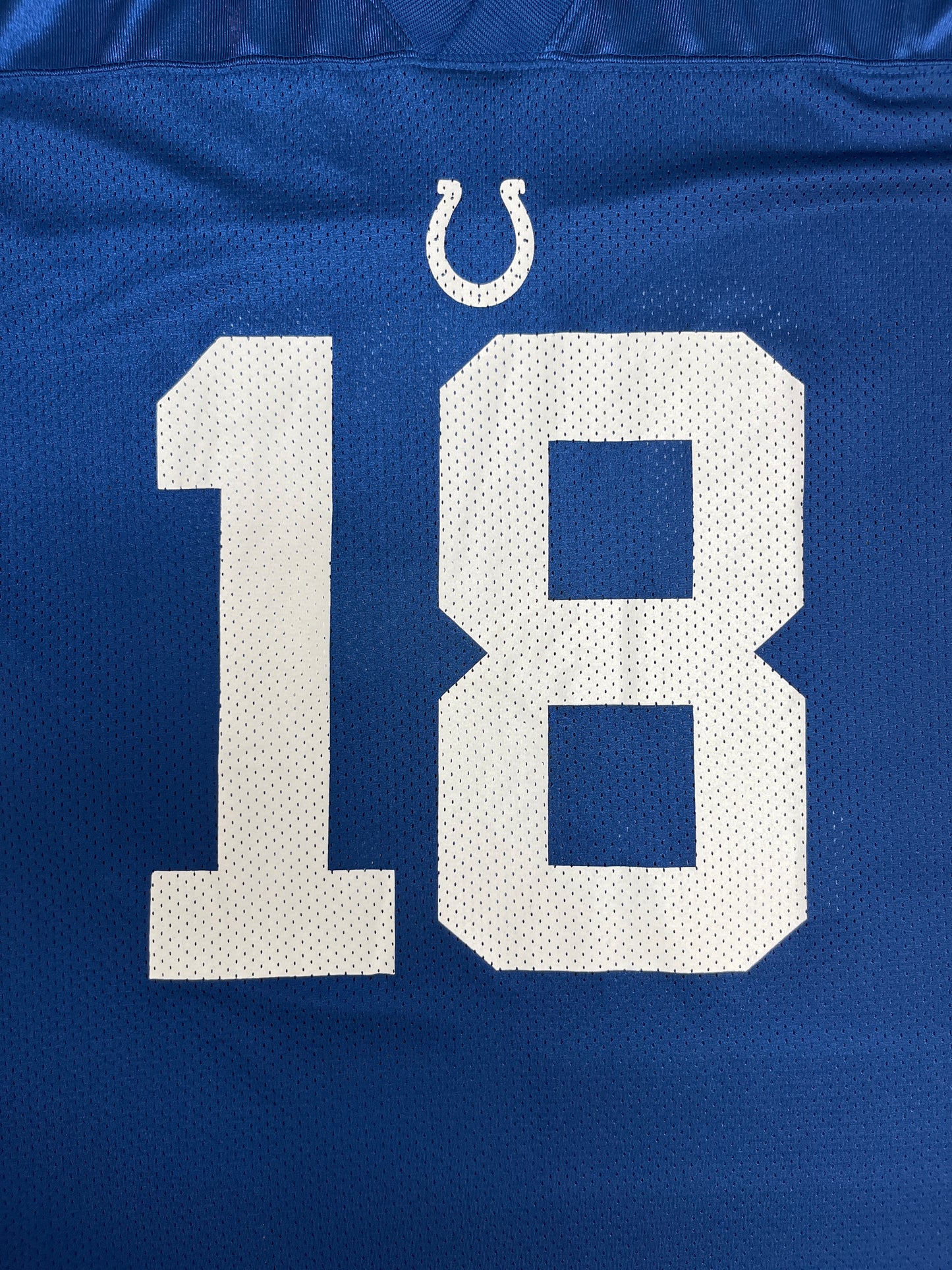 Indianapolis Colts Peyton Manning Football Jersey | Size Large | Vintage 2000s Blue NFL Football Jersey |