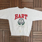 Hart, Michigan City Crest Graphic Crewneck | Size XX-Large | Vintage 1990s Tourist Promotional Grey Sweater |