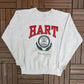 Hart, Michigan City Crest Graphic Crewneck | Size XX-Large | Vintage 1990s Tourist Promotional Grey Sweater |