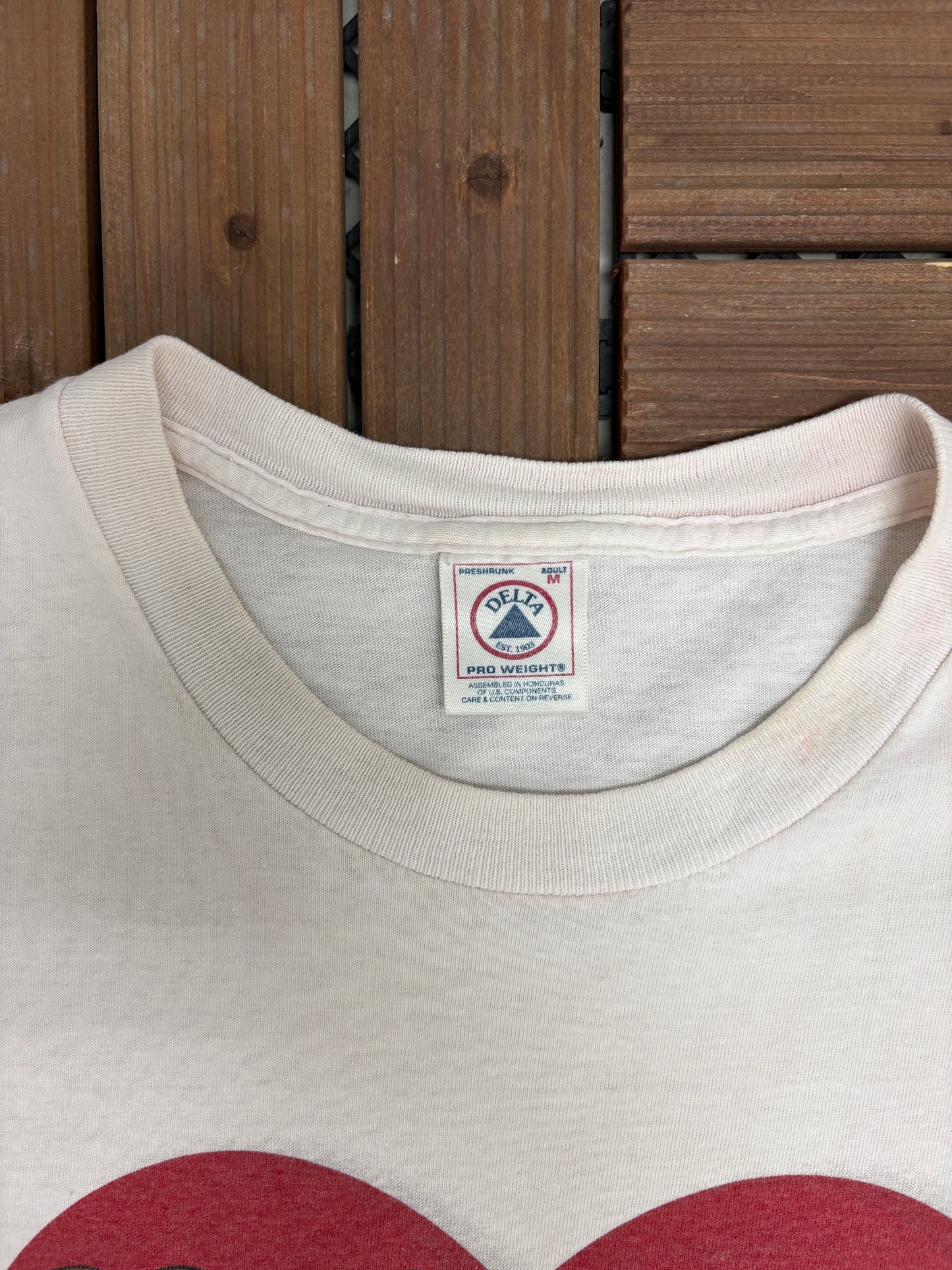I Love Lucy Graphic Tee | Size Medium | Vintage 1990s Promotional White T-Shirt |