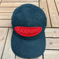 Chicago Blackhawks Graphic Hat | Snap Back | Vintage 1990s NHL Hockey Black Cap |